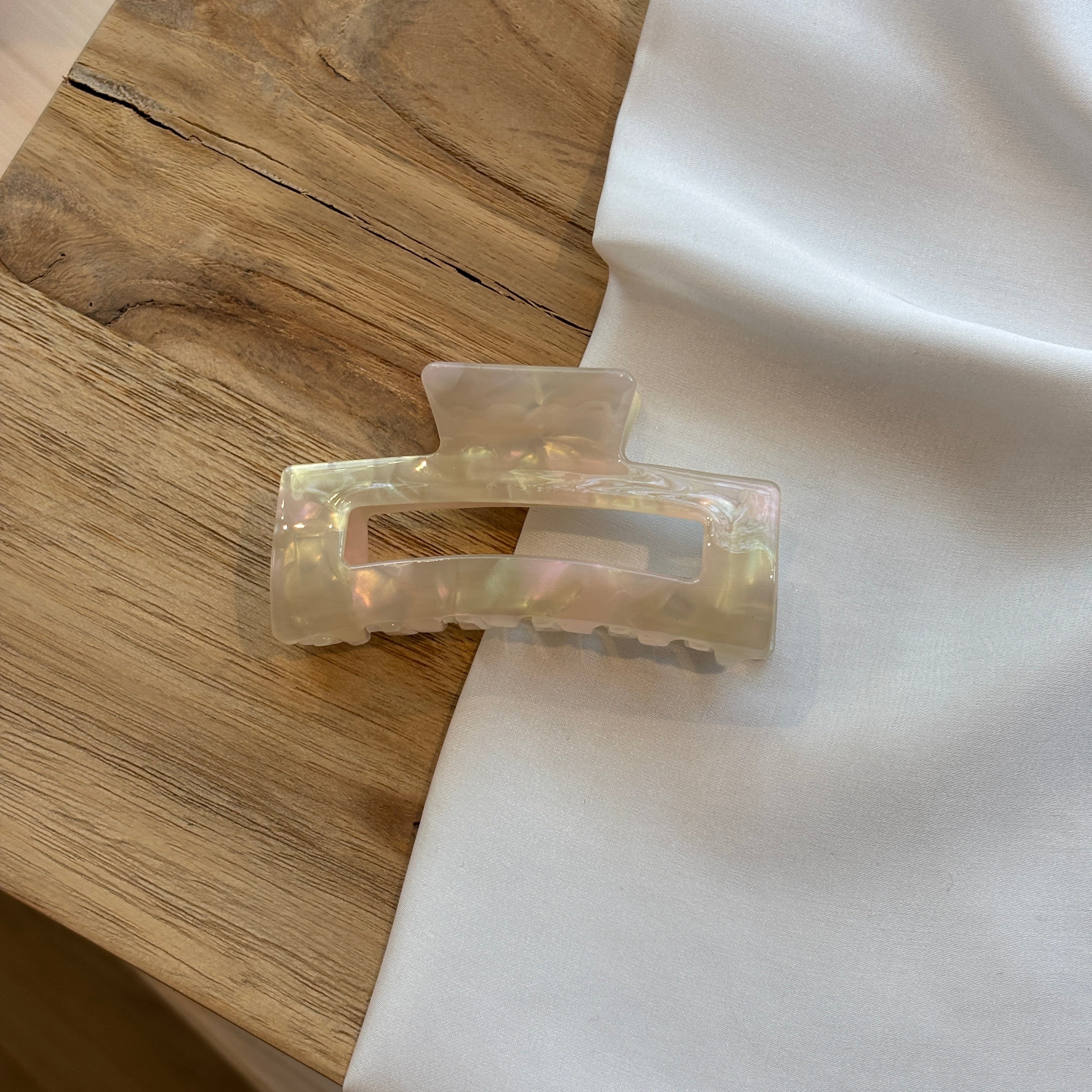Haarklammer Vintage Beige M