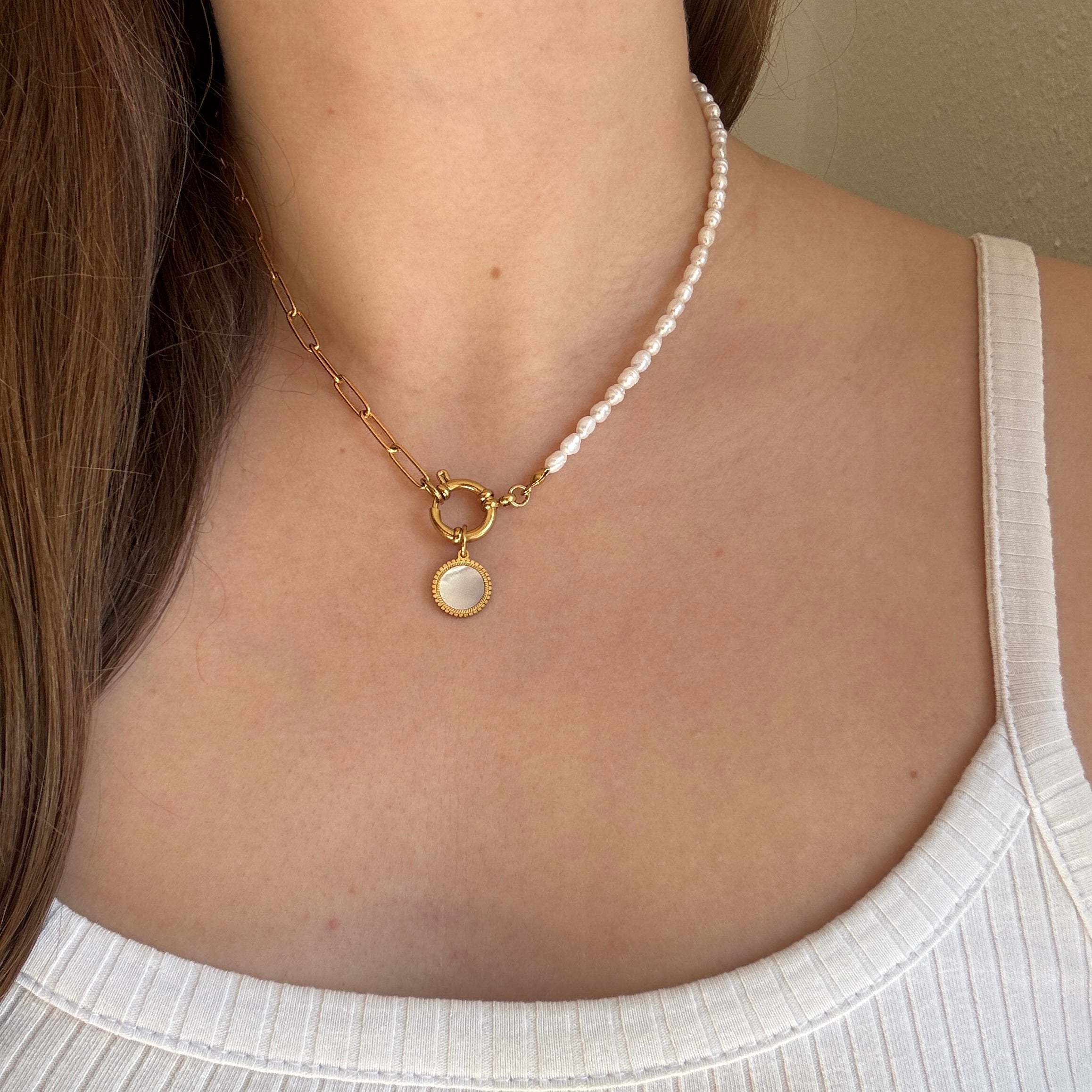 Anhänger Perlmutt Lover