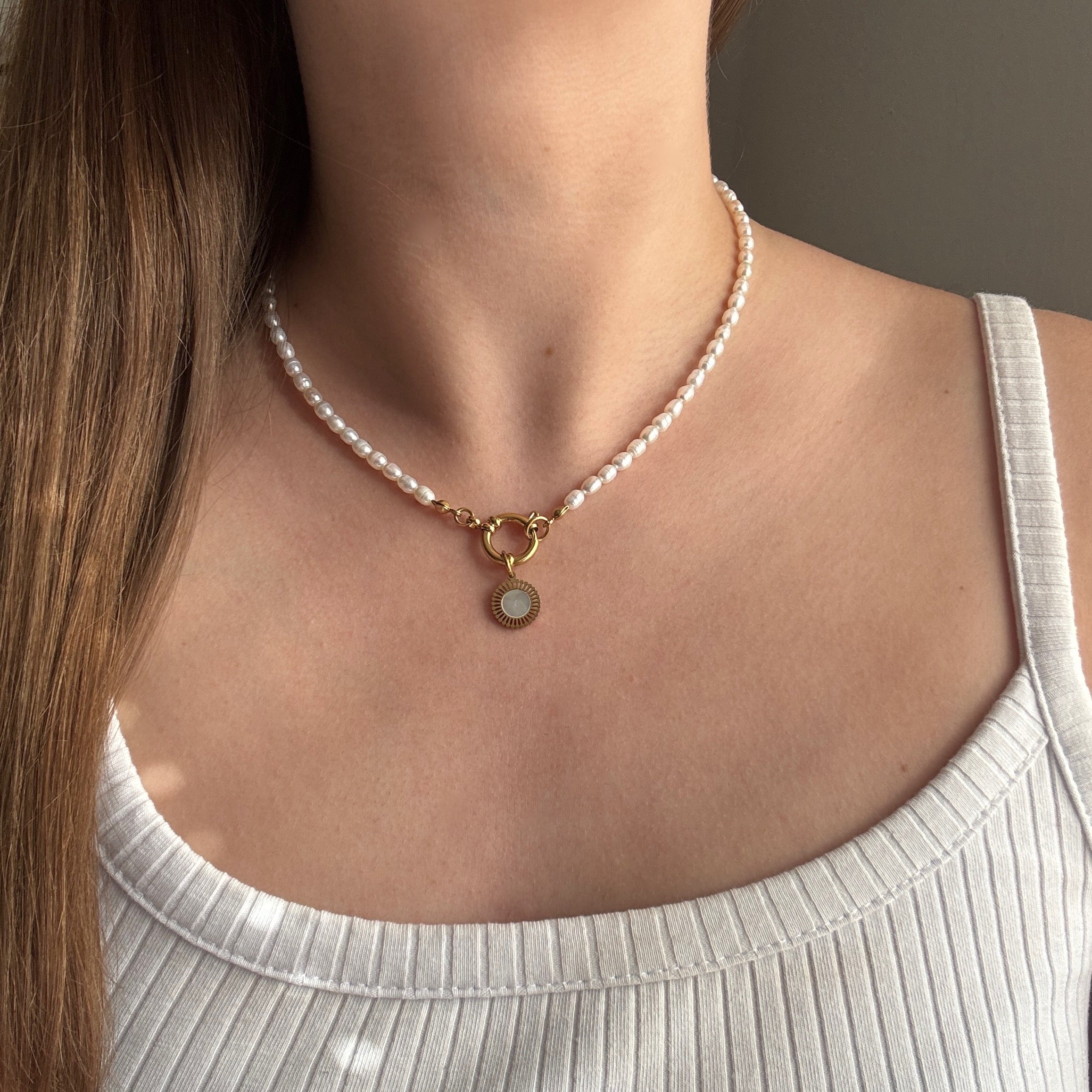 perlenkette#Farbe_Gold