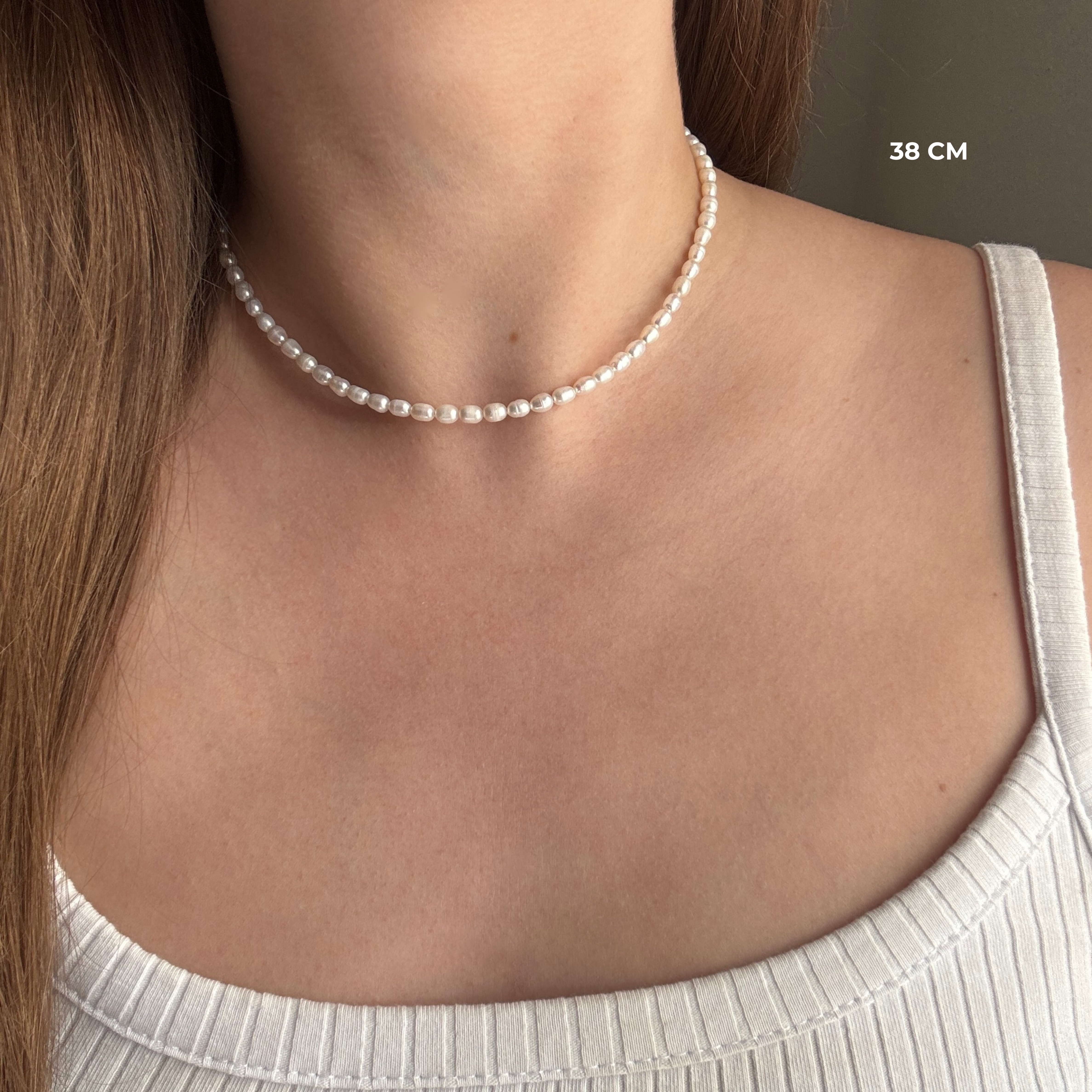 Perlenkette mit Karabiner