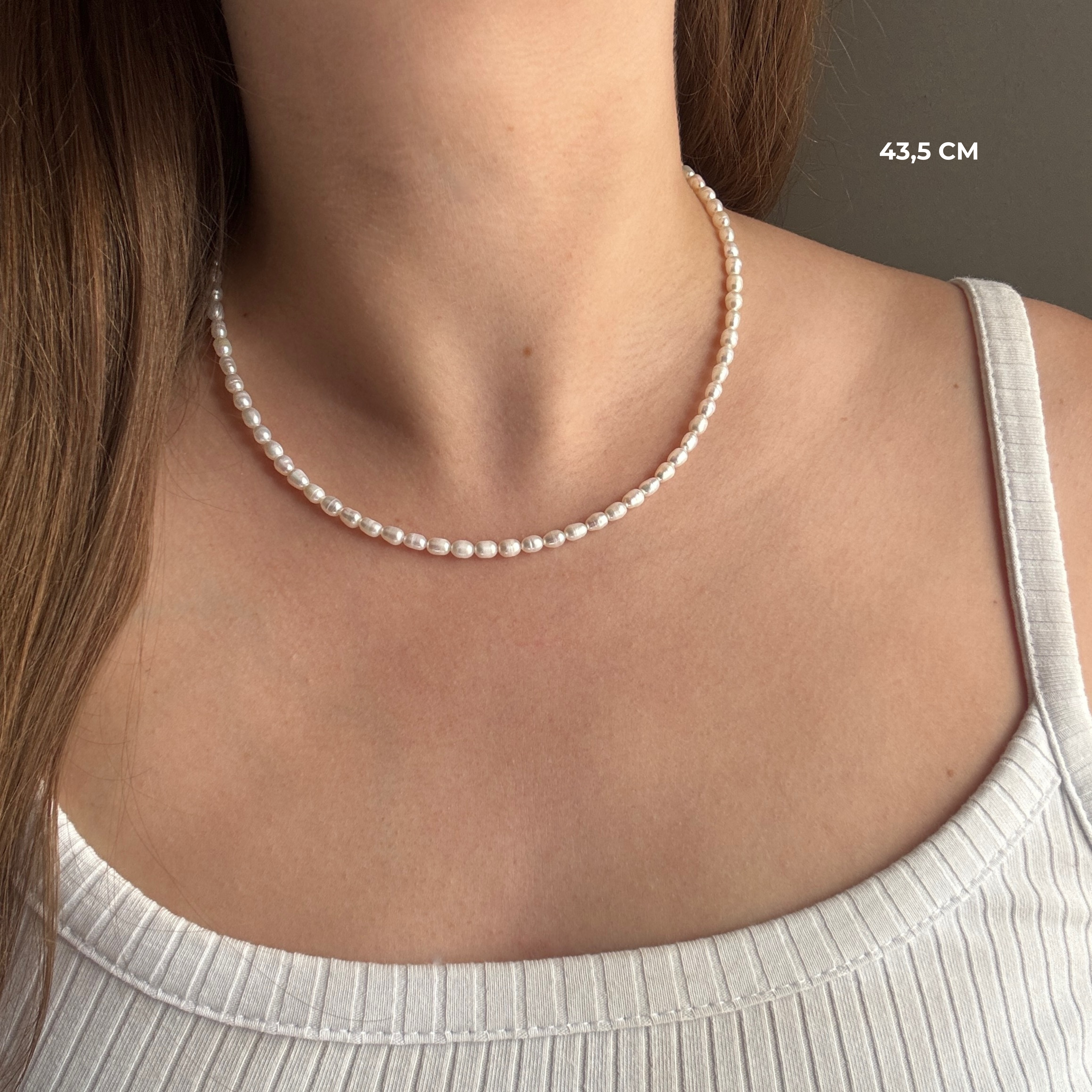 Perlenkette mit Karabiner