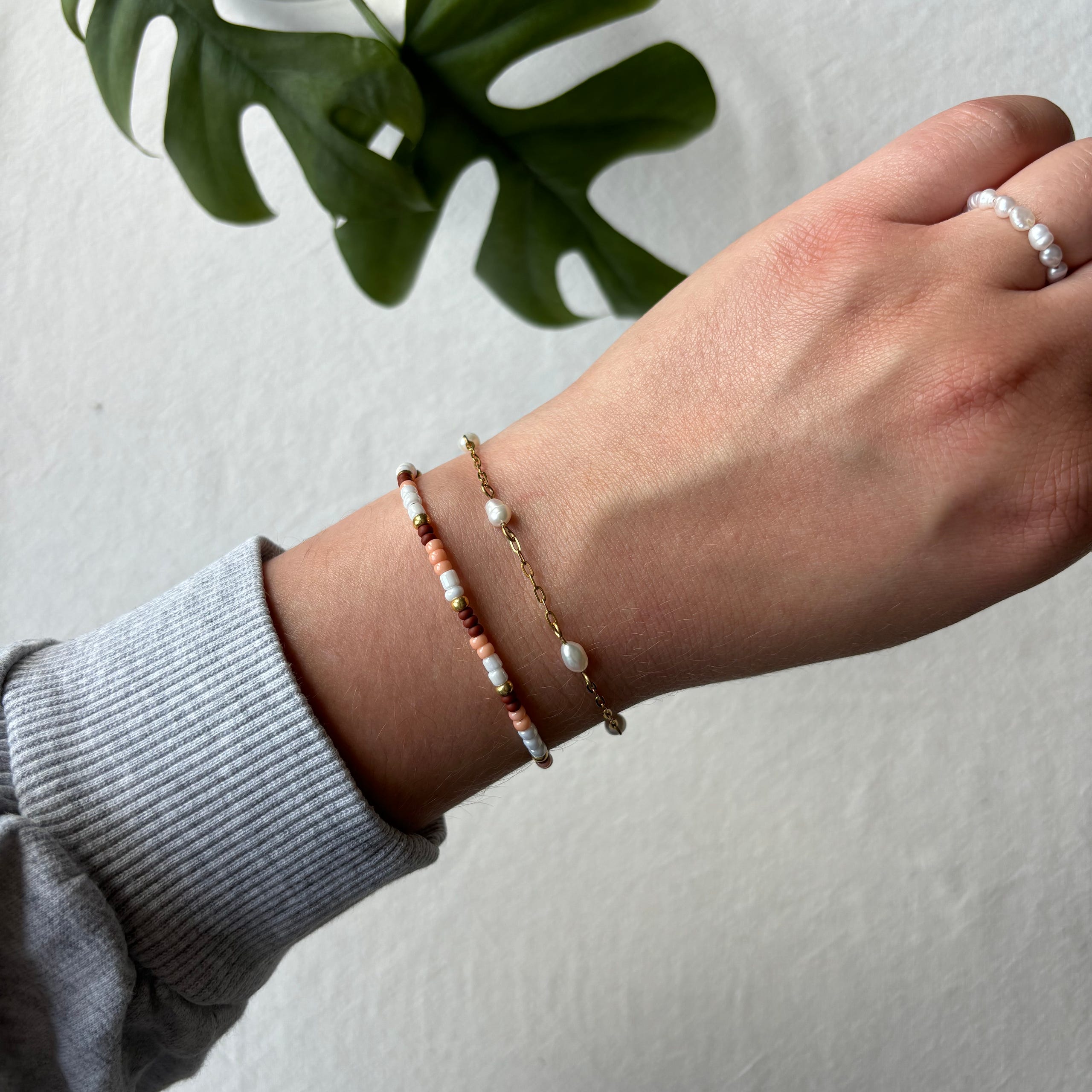 perlaarmband#Farbe_Gold