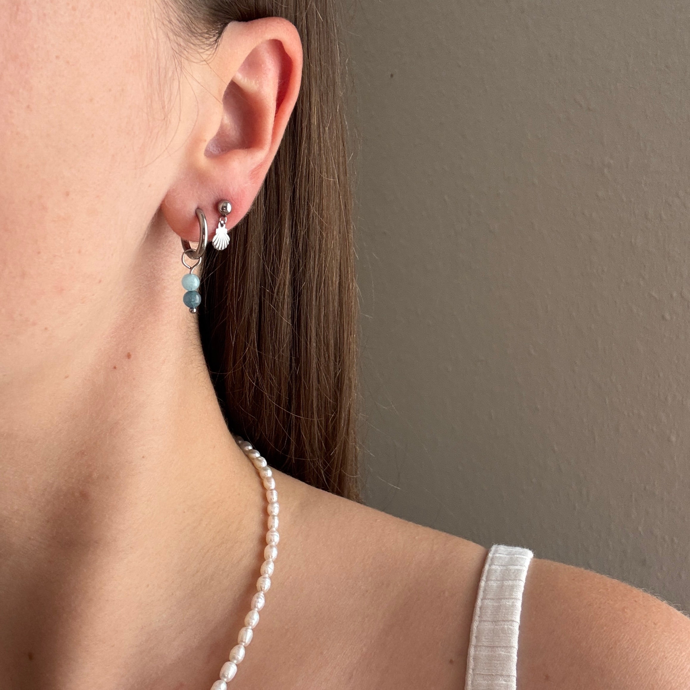 muschelohrstecker#Farbe_Silber