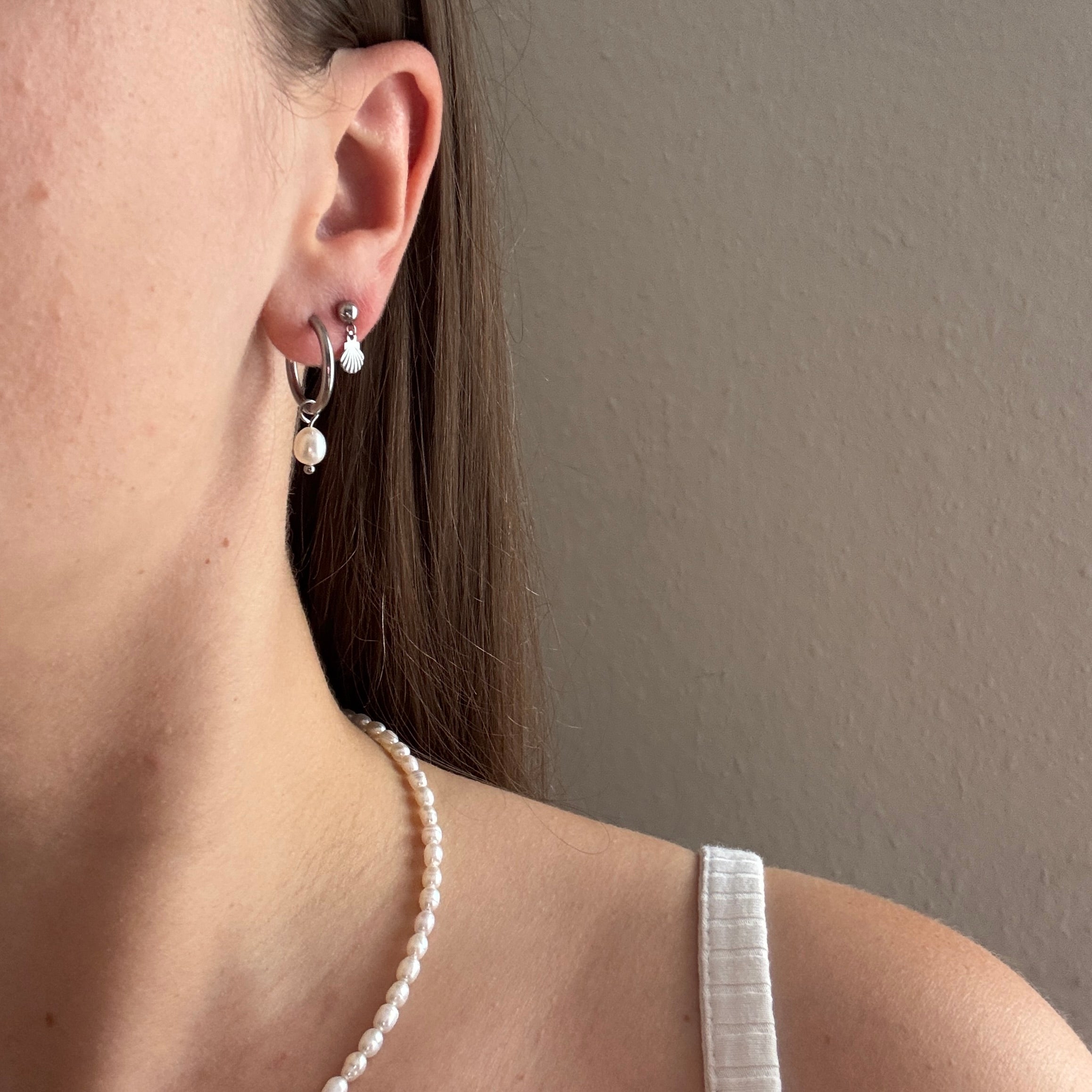 muschelohrstecker#Farbe_Silber