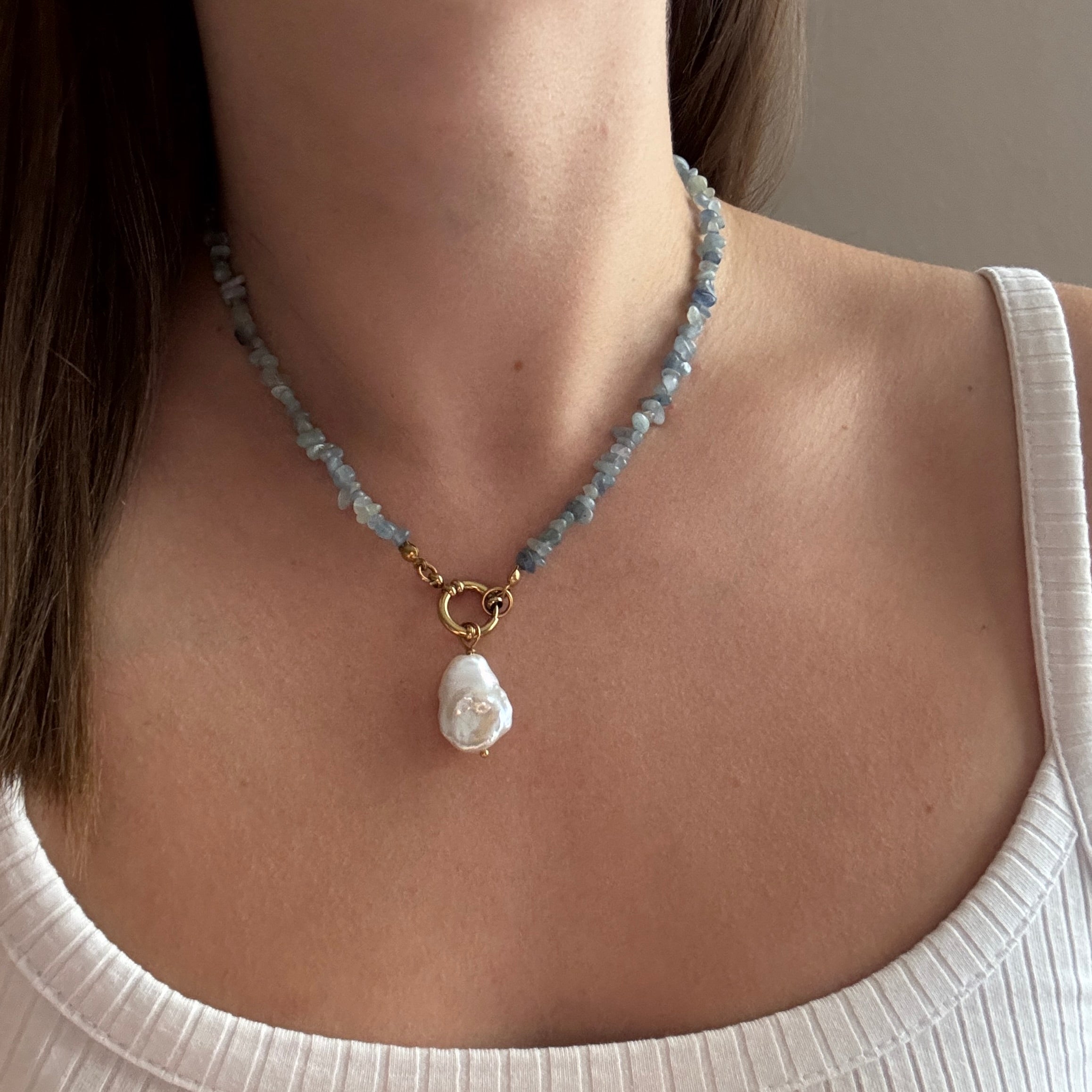 aquamarinkette#Farbe_Gold