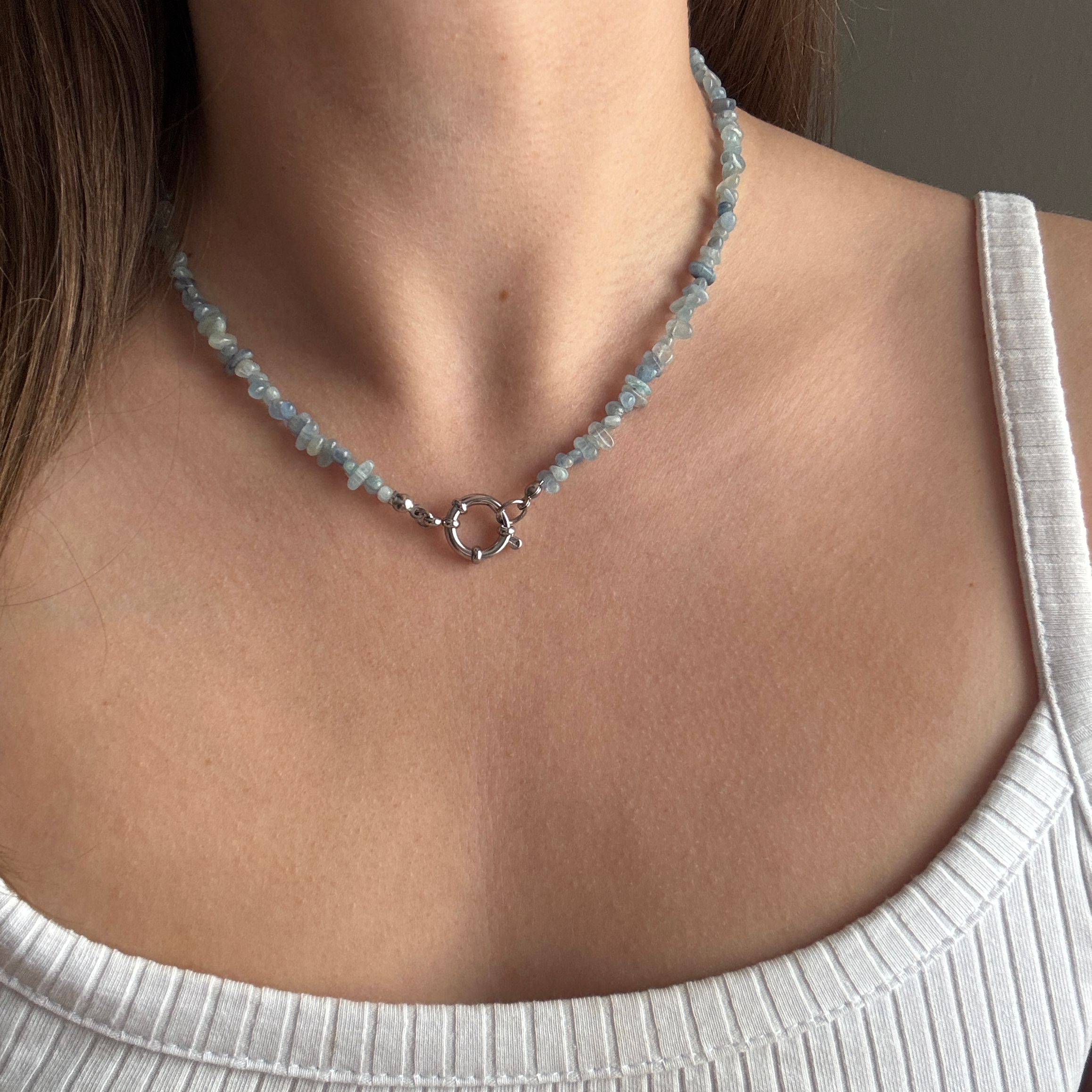 aquamarinkette#Farbe_Silber