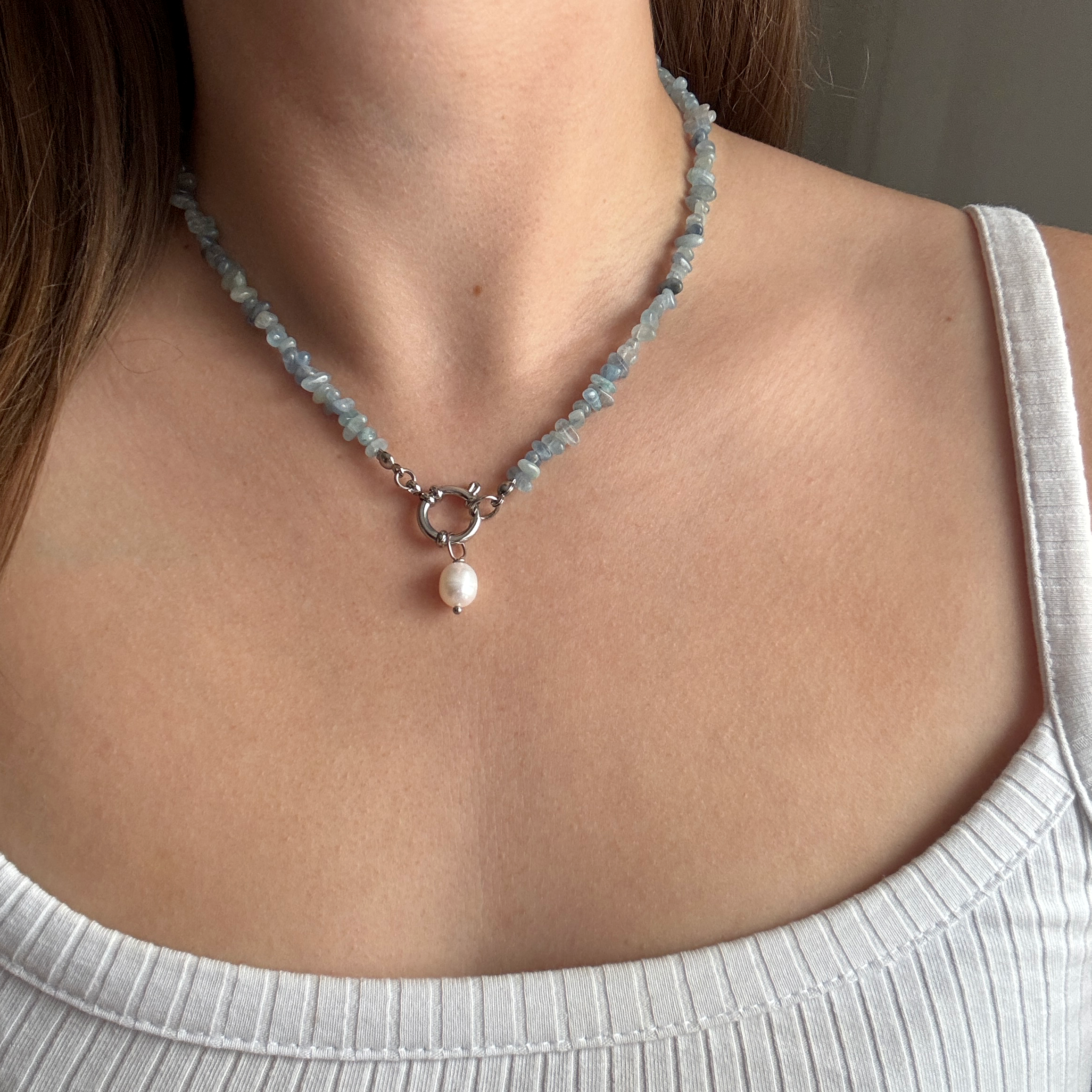 aquamarinkette#Farbe_Silber