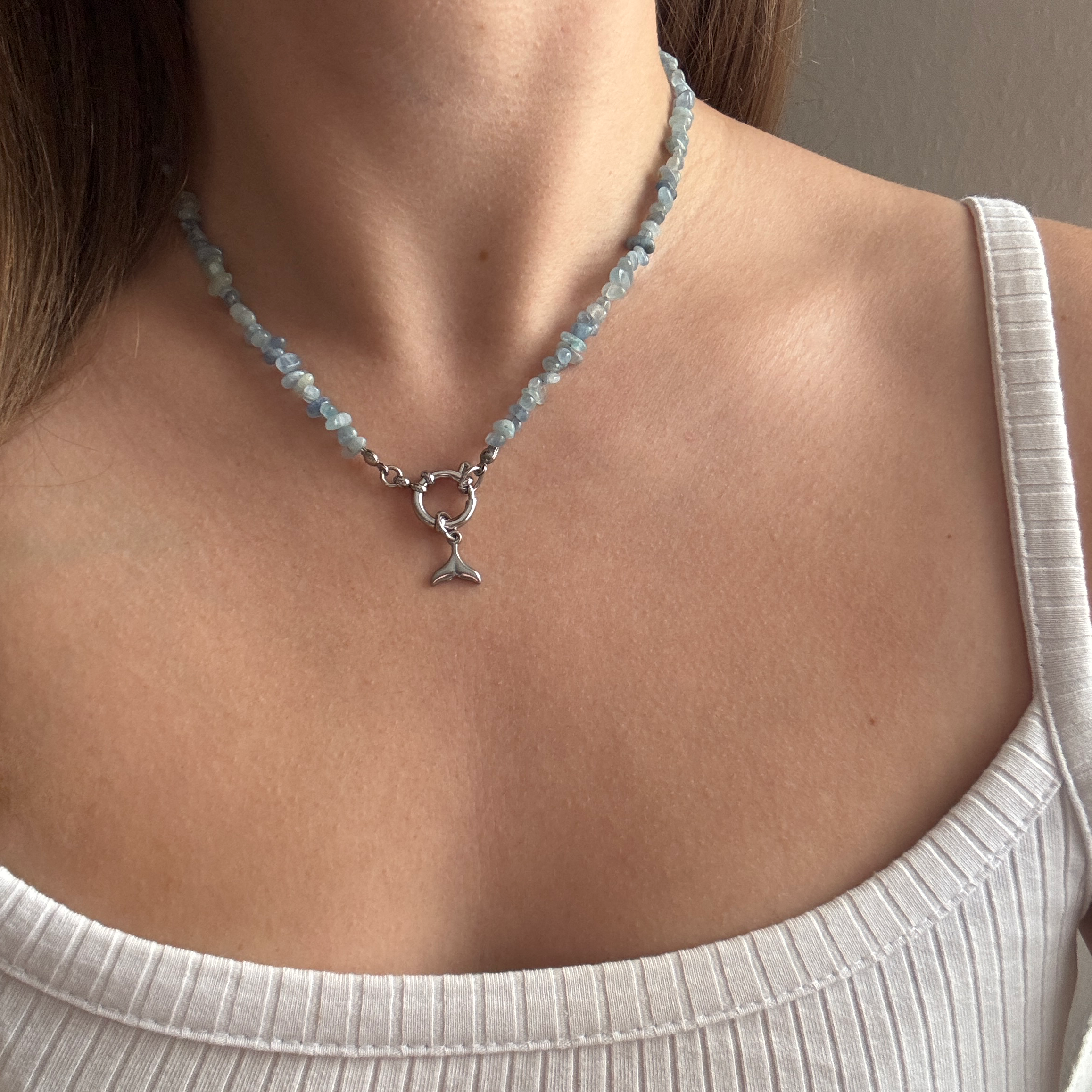 aquamarinkette#Farbe_Silber